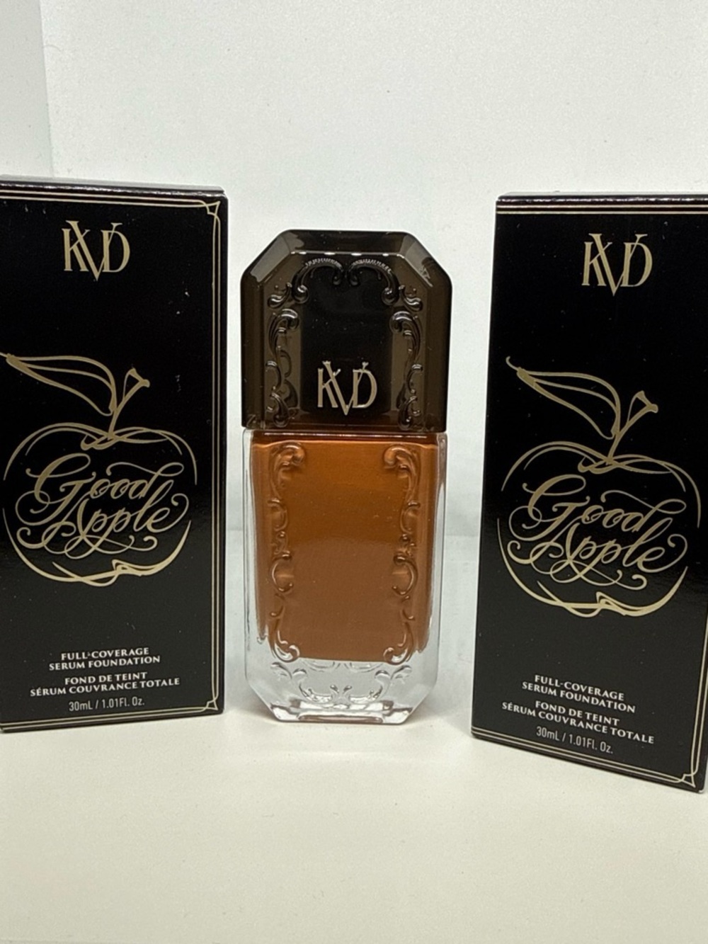 KVD Good Apple Full-Coverage Serum Foundation — Warm Brown